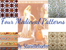 Sims 3 — Medieval Patterns by sdaniellehoefer2 — Four beautiful patterns inspired by the European Medieval Era. Use them
