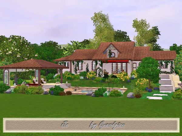 Sims 3 — Jo by Guardgian2 — Dedicated to my dear friend Jomsims, Jo is a contemporary home featuring 2 bedrooms (a master