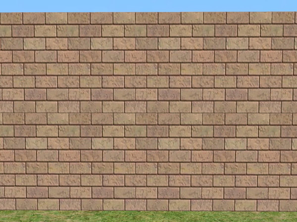 Sims 2 — Skybrick Walls - fawn by zaligelover2 — Bricks for walls.