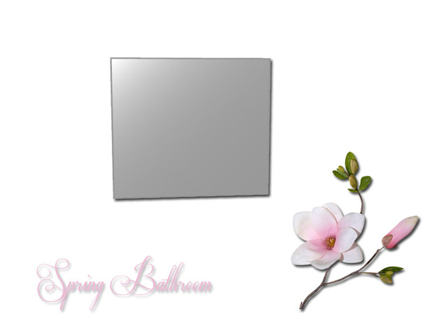 Sims 3 — Spring Bathroom Mirror by Lulu265 — Part of the Spring bathroom Collection Please do not clone my meshes or