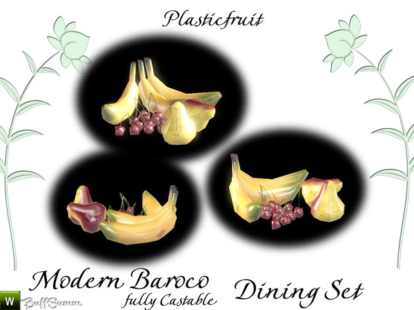 Sims 3 — Modern Baroco Fruit by BuffSumm — Part of the Diningroom-Set *Modern Baroco*