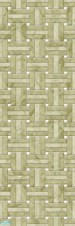 Sims 2 — Studio K Basketweave Marble - Khaki by StudioKhagerks — A combination of Studio K signature- and lighter-colored