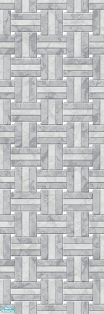 Sims 2 — Studio K Basketweave Marble - Grey by StudioKhagerks — A combination of Studio K signature- and lighter-colored