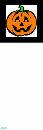 Sims 2 — Pumpkin Halloween Wall by Phadrae — Here\'s the Wall that goes to my Pumpkin Halloween Set-Enjoy!