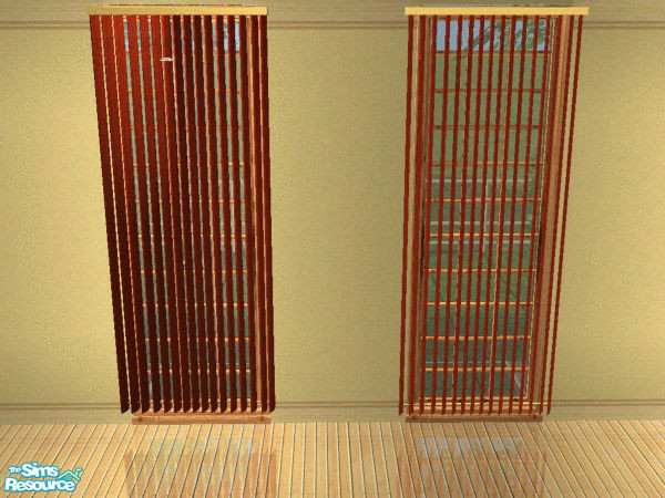Sims 2 — Sunburst - Wooden Blinds by SimanthaRat — as shown