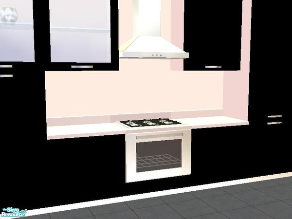 Sims 2 — Plastic/BLACK Kitchen by buraigabor — Another recolor of Sims2Play\'s kitchen...