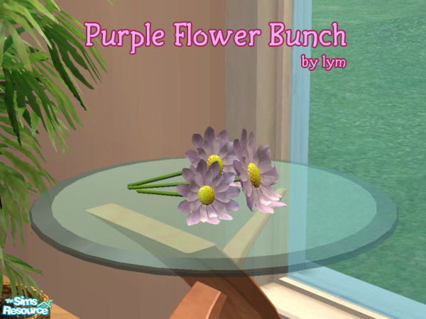 Sims 2 — Flower Bunches Collection - Purple by lym — Part of my flower bunches collection.