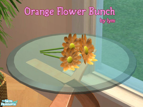 Sims 2 — Flower Bunches Collection - Orange by lym — Part of my flower bunches collection.
