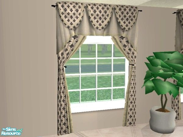 Sims 2 — Essence Dining (Recolor 3) - Curtains by EarthGoddess54 — Part of the Essence Dining Recolor #3 set. Enjoy!