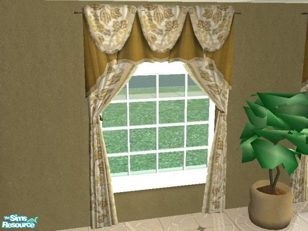 Sims 2 — Essence Dining (Recolor 2) - Curtains by EarthGoddess54 — Part of the Essence Dining Recolor #2 set. Enjoy!
