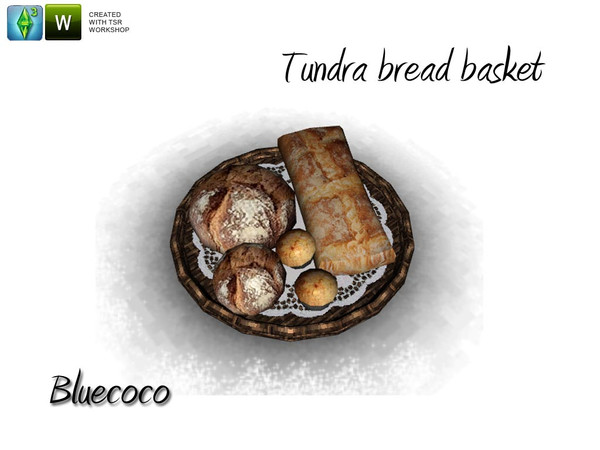 Sims 3 — Tundra bread basket by bluecoco2 — Created by Bluecoco for sims3 - new mesh