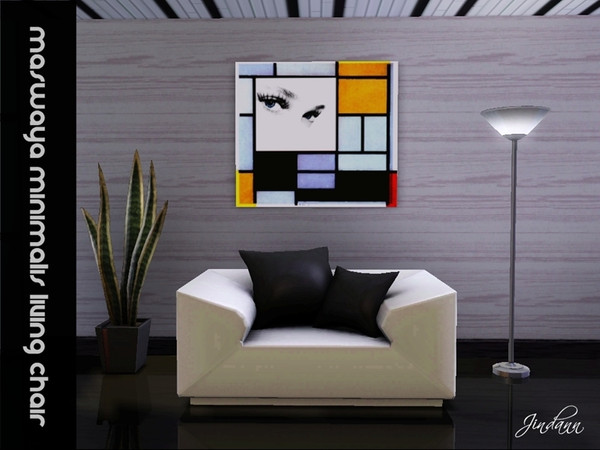 Sims 3 — Jindann - Maswaya Minimalis Living Chair by Jindann — Jindann - Maswaya Minimalis Living Chair is part of