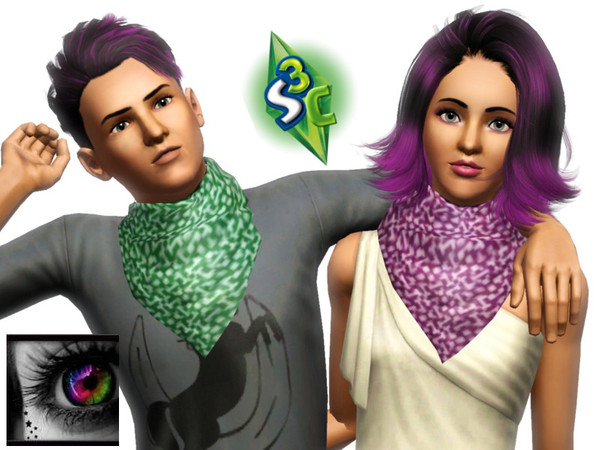 Sims 3 — Tauronas Scarf 2 - Wish from Nayanee by Taurona — It was created a new mesh. Everything is recolorable.