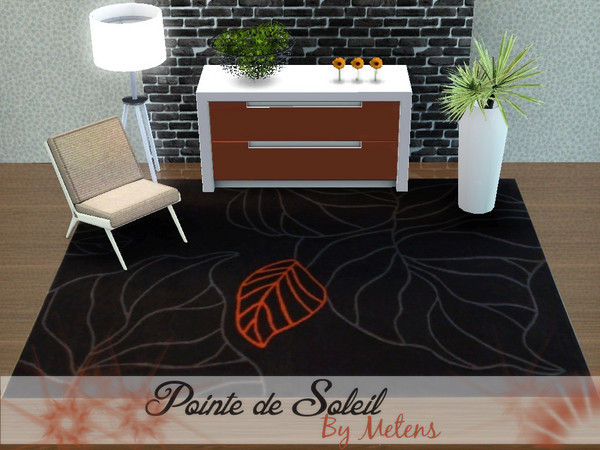 Sims 3 — Pointe de Soleil by Metens — Not recolorable. Do you want a little touch of sun in your rooms? Easy now with the