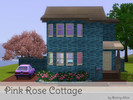 Sims 3 — Pink Rose Cottage - No Custom Content by Bunny_Alice —  This cute little house is two story with a fairly