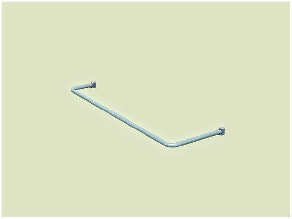 Sims 3 — Metro handrail v04 top by Severinka_ — A collection of objects for the urban underground. Horizontal handrail,