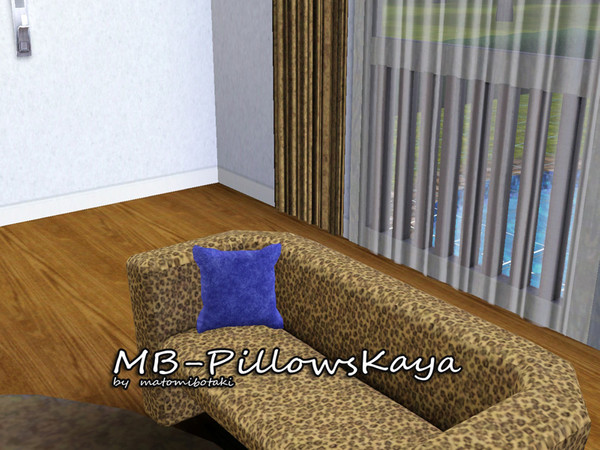 Sims 3 — MB-PillowsKaya by matomibotaki — MB-PillowsKaya, one recolorable area, pillow matching the - Kaya livingroom