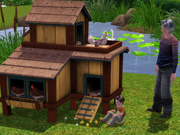 Free Chicken Coops Plans Sims 3 Chicken Coop Download