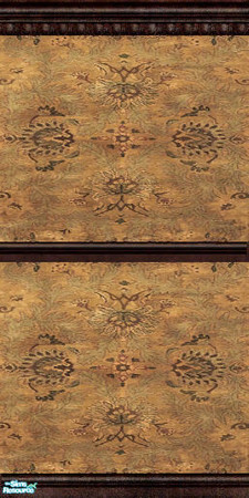 Sims 2 — A Haunting We Will Go! - Wallpaper 4  by galilea — A very worn wallcovering that is suitable for those old, old