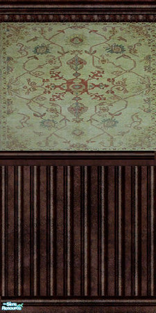 Sims 2 — A Haunting We Will Go! - Wallpaper 2 by galilea — A very worn wallcovering that is suitable for those old, old