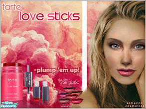 Sims 2 — Tarte Love Sticks by elmazzz — -Comes in 6 colors.