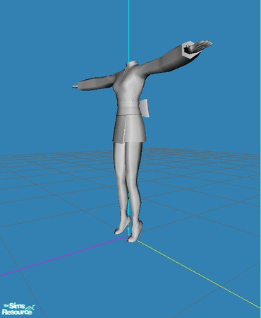 Sims 2 — Geisha Girl Mesh by Candyrain — The mesh for my \"Sexy Geisha Girls\" outfits.