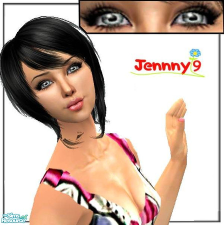 Sims 2 — Shiny Eyes Set - Grey  by Jennny9 — 