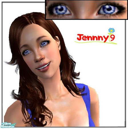Sims 2 — Shiny Eyes Set - Dark Blue by Jennny9 — 