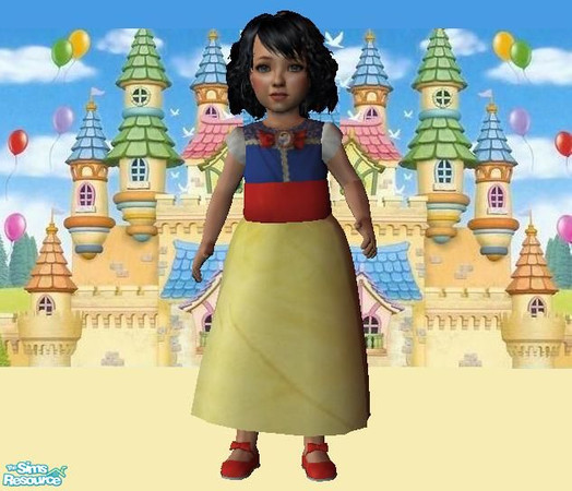 Sims 2 — Storybook Toddler Collection - Individual Item Snow White by Dirtdevill — Look at this! Here is one of the 4