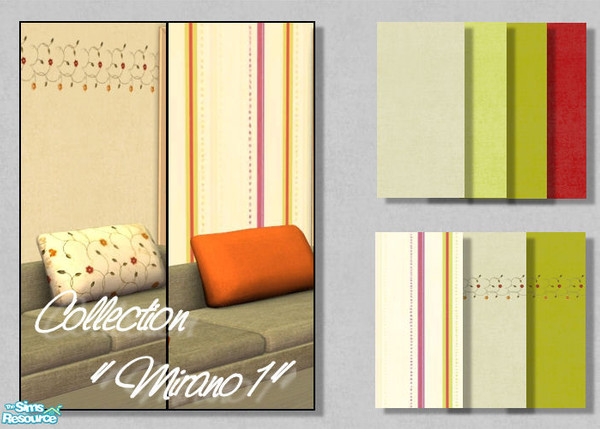Sims 2 — Mirano 1 - set by JLounge — This collection was inspired on mirake\'s recolors of Murano\'s Jefferson Sofa. The