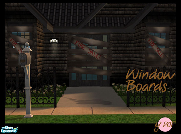 Sims 2 — Bored Single Fire Sale Wood - #586701 by DOT — Bored Single Fire Sale Wood. Keep Out Fire Sale Boards for