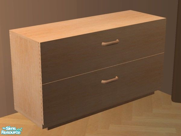 Sims 2 — Modern Bedroom Set - Dresser Mesh by lym — Part of my Modern Bedroom Set.