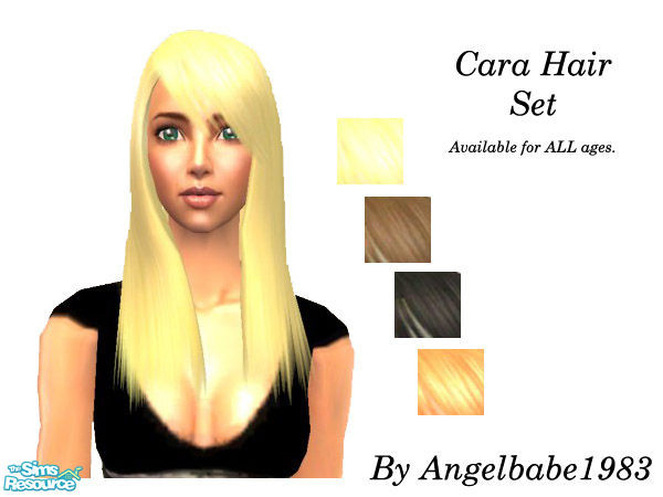 Sims 2 — Cara Hair Set by Angelbabe1983 — Here is another hair set based on one of Raonjena\'s wonderful meshes. Comes in