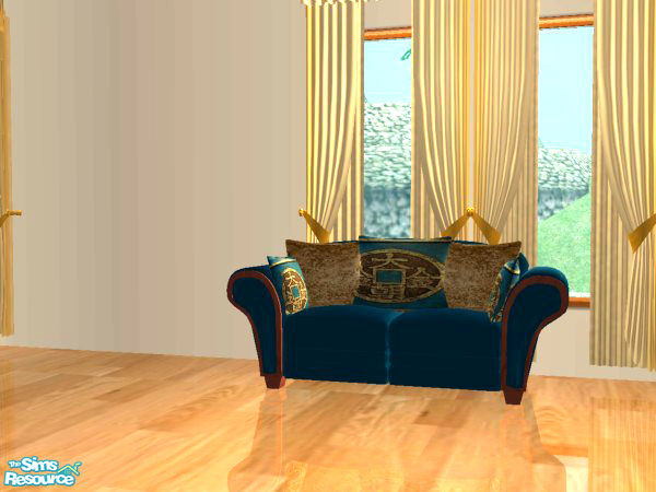 Sims 2 — Carmen Livingroom TC61 - Loveseat by MysticVelvet — 