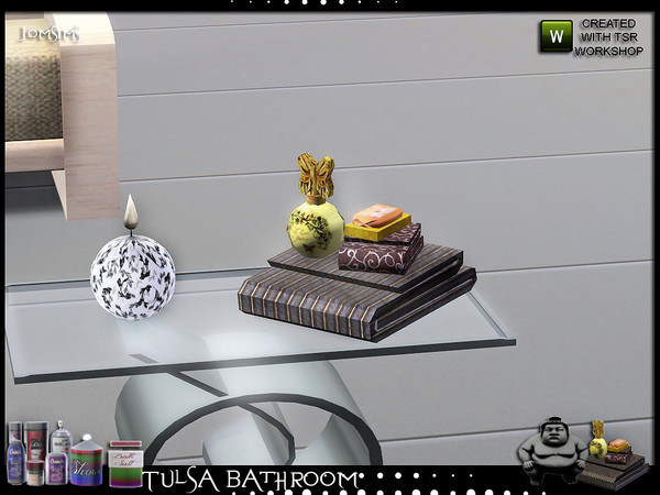 Sims 3 — deco for table  tulsa bathroom by jomsims — deco for table tulsa bathroom
