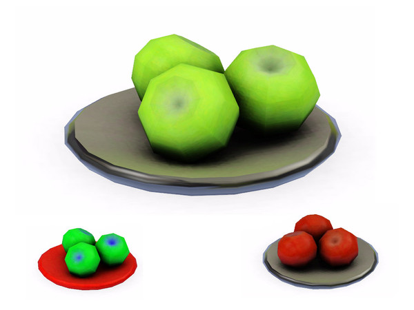 Sims 3 — MVK Fruit Plate by sim_man123 — Fruit Plate from my MVK Kitchen set. Made by sim_man123 fromTSR. TSRAA.