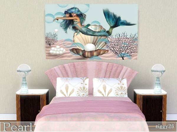 Sims 3 — Pearl by ziggy28 — Pearl, a beautiful Mermaid picture created my me using tubes and clip art. Not recolourable.