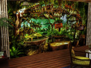 Sims 3 — Love Shack Mural Set by rnielson112 — This is a 5 panel mural set. This tropical scene is great for your sims
