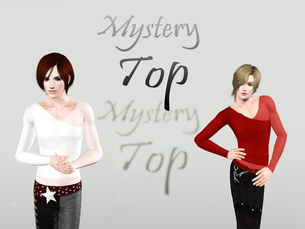 Sims 3 — Mystery Top by _aya_ — A new stylish top for your fashionable male sims.