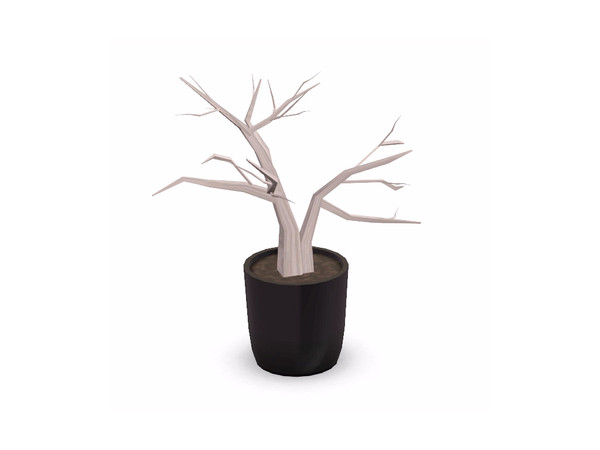 Sims 3 — Estacio Stick Tree by sim_man123 — A simple pot of a dirt with a no-so-living bonsai tree. At least you don't