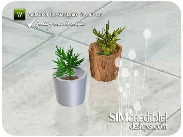 Sims 3 — Gardening Foyer Seedling 2 by SIMcredible! — by SIMcredibledesigns.com available at TSR