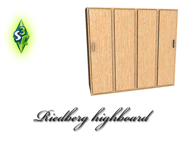 Sims 3 — S3C Riedberg highboard by ruhrpottbobo — highboard