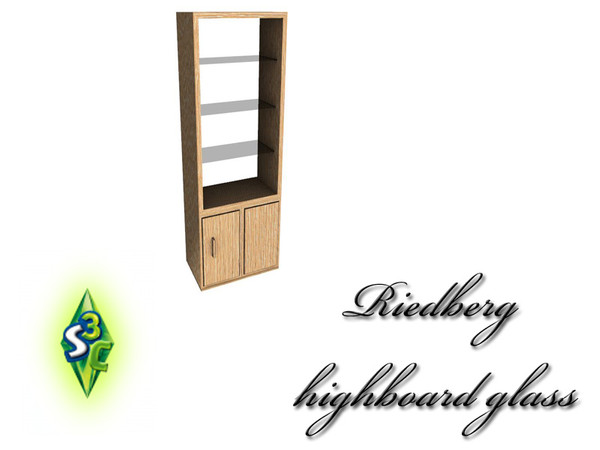 Sims 3 — S3C Riedberg hideboard glass by ruhrpottbobo — hideboard glass 