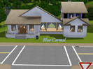 Sims 3 — Blue Carmel by GamerPerson2 — A gorgeous 2 story house that you'll love! With 2 bedrooms, 1 bathroom and a large