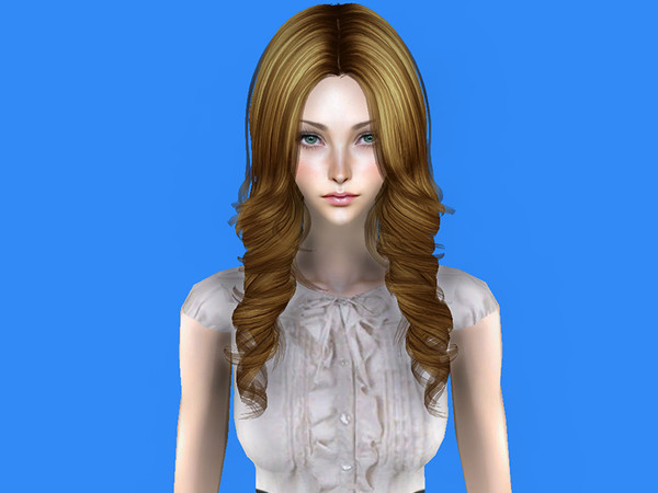 Sims 2 — Bynes Hair - YBrown by Cazy — Female hair for teen through elder