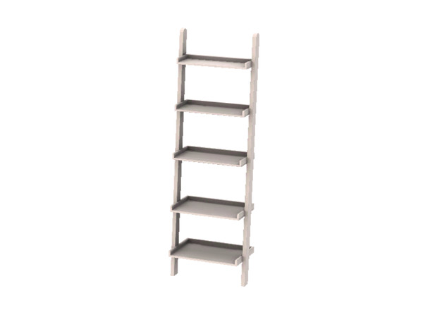 Sims 3 — Simply Modern Living Room - Ladder Shelf by pyszny16 — pyszny@ 2013 Please don't clone my meshes!