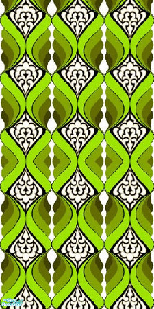 Sims 2 — Green Diamonds by Roboty — A contemporary wallpapering for your styling sim\'s to put all in their house. Made