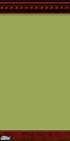 Sims 2 — Plain Wall Eerie Green by Henwen — A wall perfect for the interior of your haunted houses.