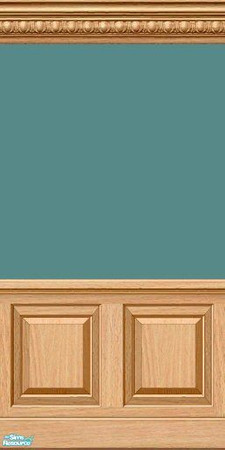 Sims 2 — Victorian Interior - Teal Stencil V8 by mistresscris — Created by MistressCris. **TSRAA**