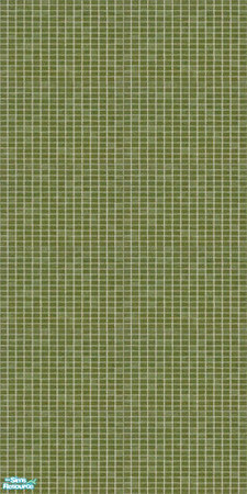 Sims 2 — Small Olive Mosaic by linegud — A Mosaic wall to go with my Clean Bathroom - Dark Wood recolor.